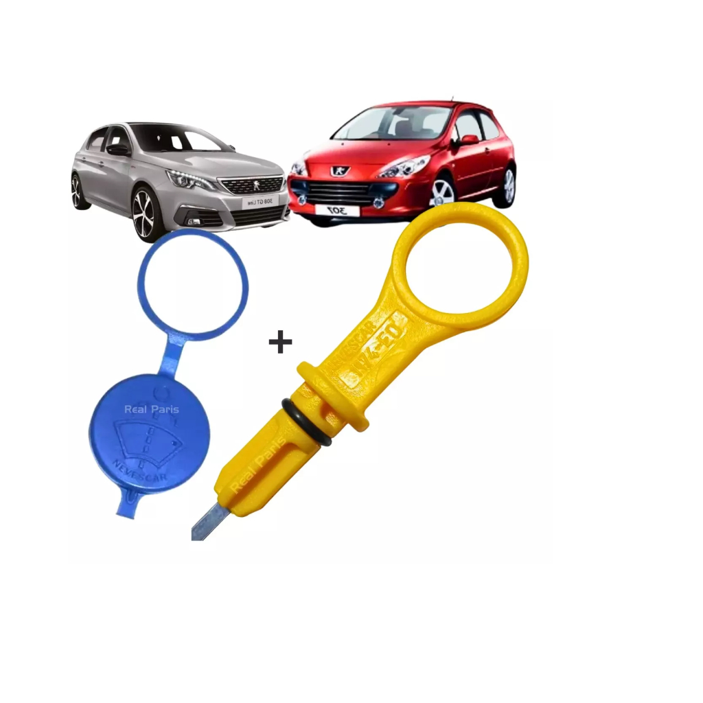 Vareta Nível De Óleo C4 Peugeot 307 308 408 2.0 16v + Tampa Limpador Parabrisa