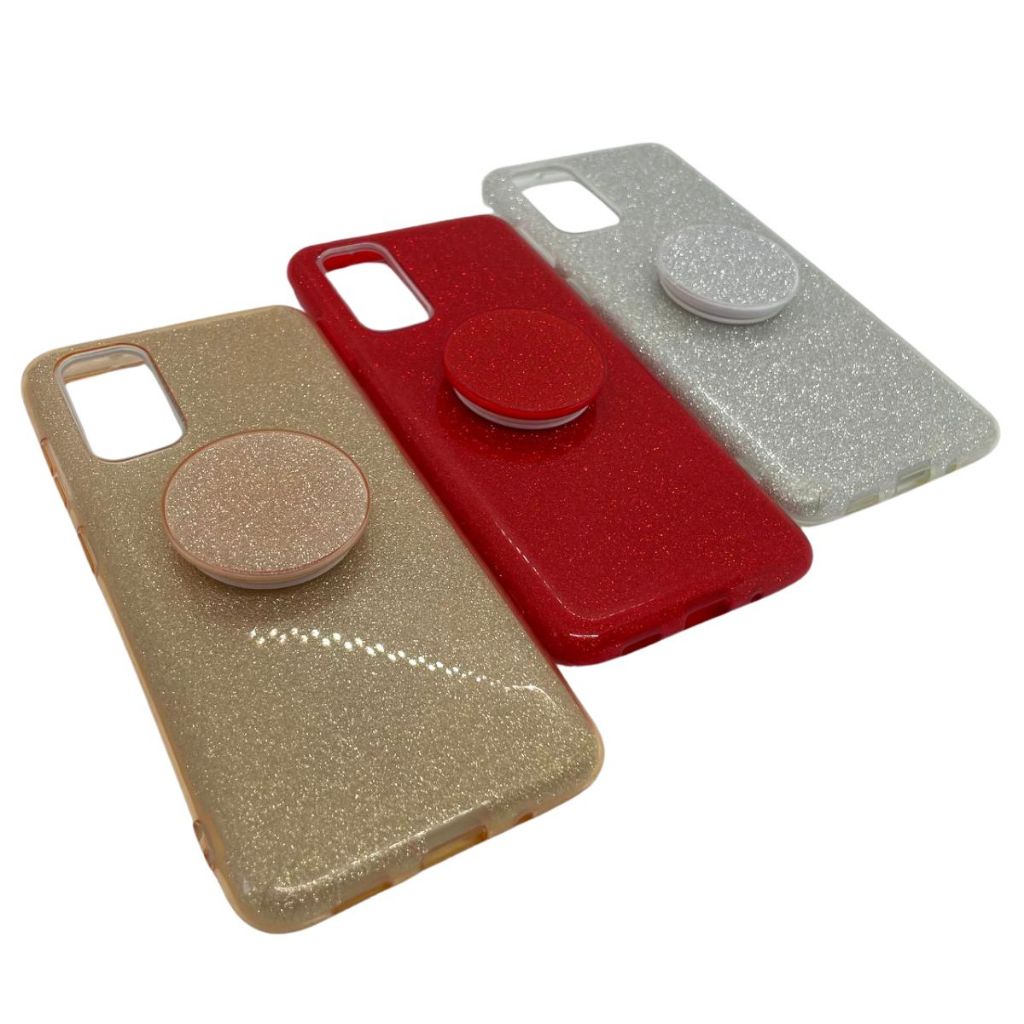 Capa Capinha de celular compatível com Galaxy S20 Plus Glitter Deluxe