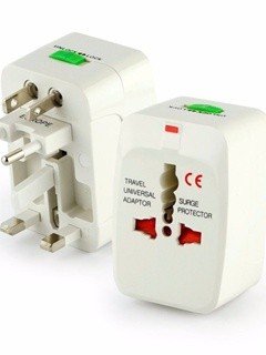 Kit 2 Adaptador Tomada Universal Internacional Europa Asia