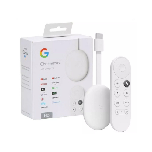 Google Chromecast 4 HD - NF + Loja Física + 90 dias de Garantia