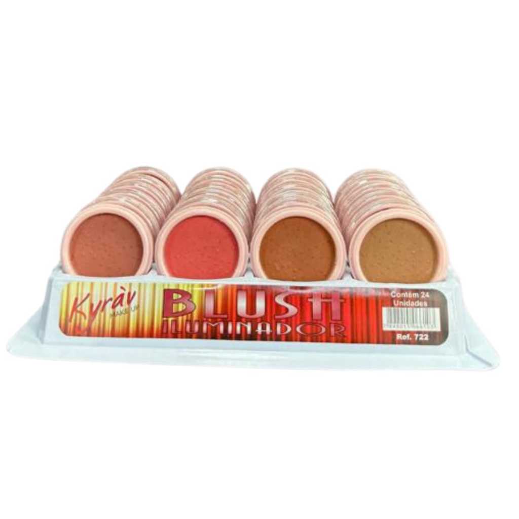 Box 24 Unidades Blush Kyràv Cores Sortidas em Oferta na Shopee