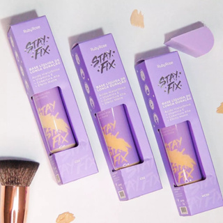 Base Ruby Rose Stay Fix Líquida 25g Longa Duração Base de Rosto para Maquiagem em Oferta na Shopee