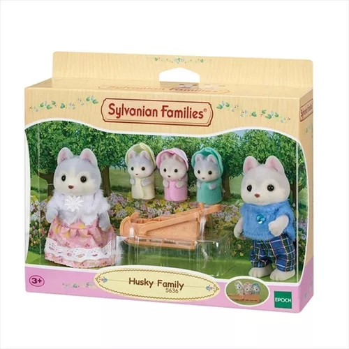 Brinquedo Sylvanian Families Família Dos Huskys - Epoch 5636