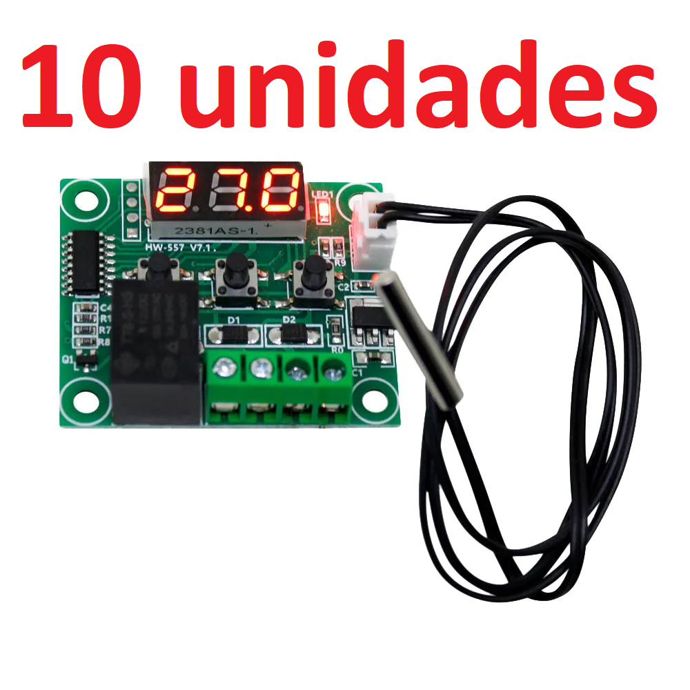 Termostato W1209 (Chocadeira, Aquário, Frezer)