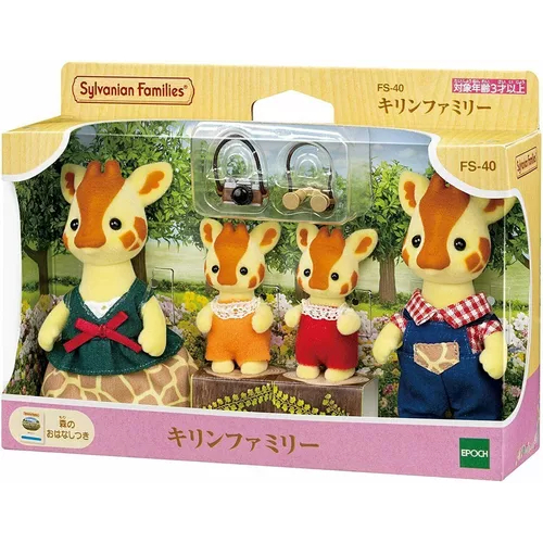 Brinquedo Sylvanian Families Família Das Girafas - Epoch 5639