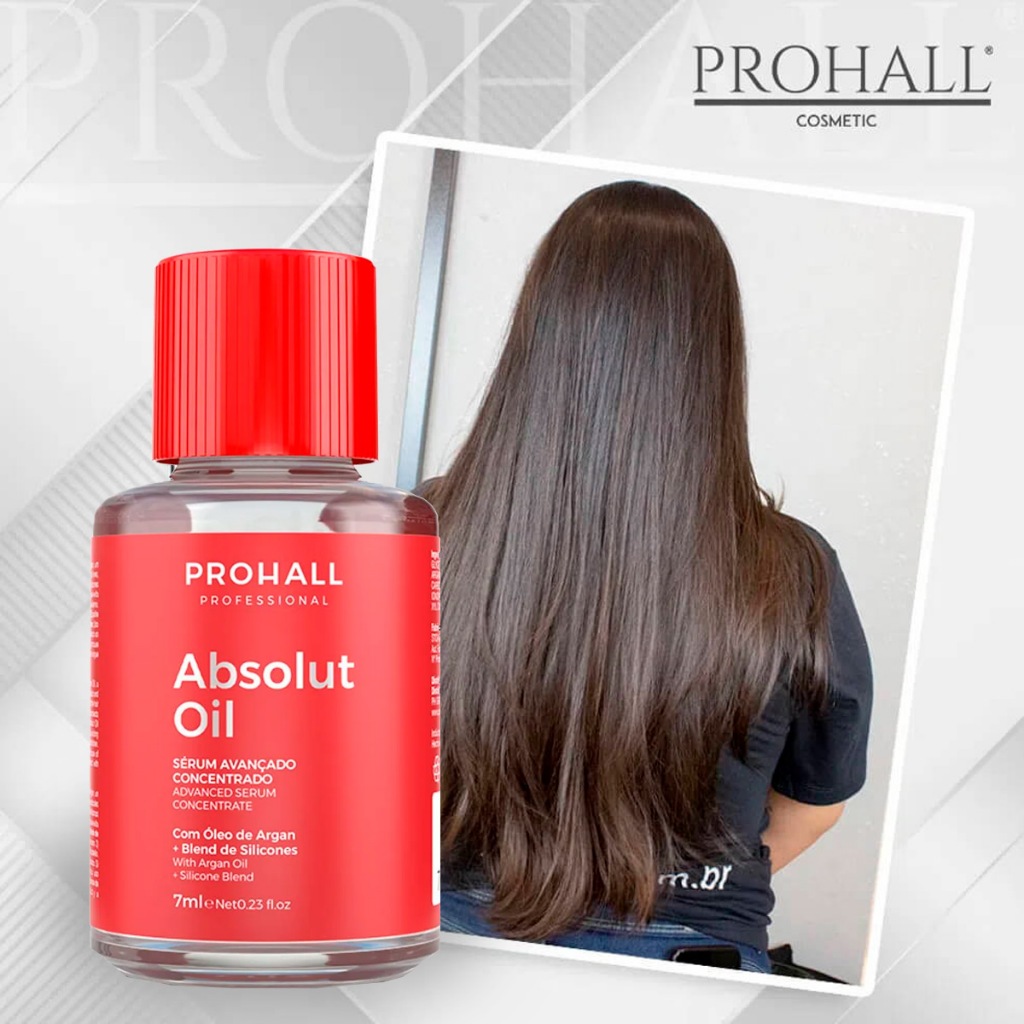 Oleo Reparador de Pontas Prohall Cosmetics 7ml Absoluto Oil - Argan