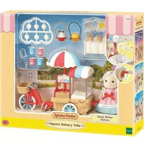 Triciclo Delivery De Pipoca Sylvanian Families - Epoch 5653 em Oferta na Shopee