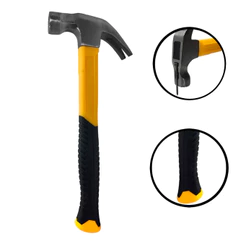 Martelo Unha C/ Cabeça Magnética Em Aço 34cm Punho Revestido