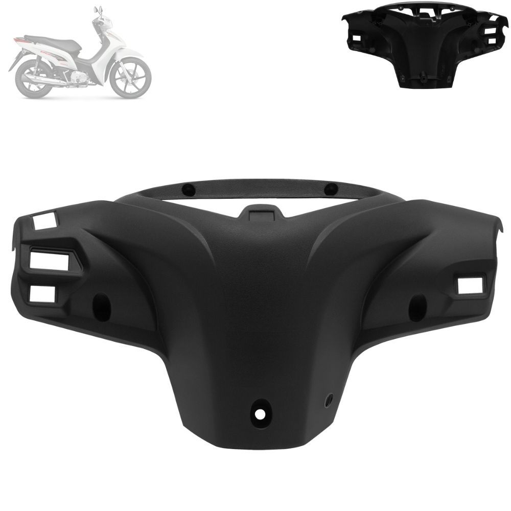 Peça de Moto Capa do Painel Pro Tork Honda Biz 125 ES/ KS 2011 2012 2013 2014 2015 2016 2017 2018 Preto - Spare Parts and Accessories for Vehicles