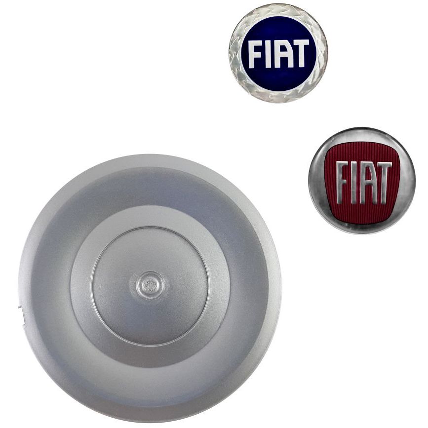 Calota para Centro de Roda Fiat Idea /Stilo aro 16 aro 15 (unidade)