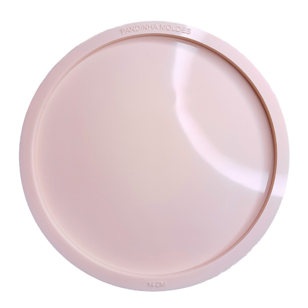 Molde De Silicone Para Resina Círculo 14cm em Oferta na Shopee