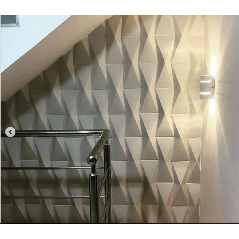 Forma Fazer Gesso 3d Tipo Origami 50x20cm Abs 1,5MM Molde Para Gesso/cimenticio 3d
