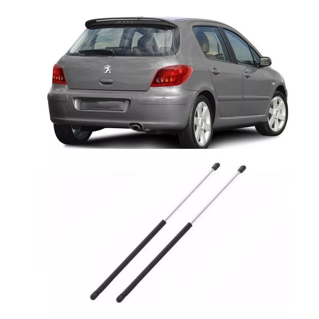 Par Amortecedor Tampa Traseira Porta Malas Peugeot 307 Hatch em Oferta na Shopee