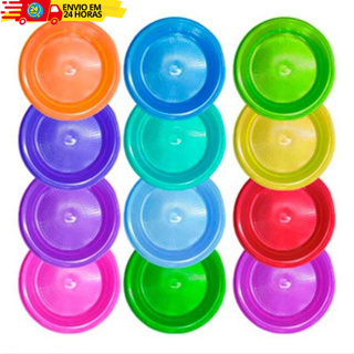 30 Unids Prato Descartável Festa Colorido 15cm em Oferta na Shopee