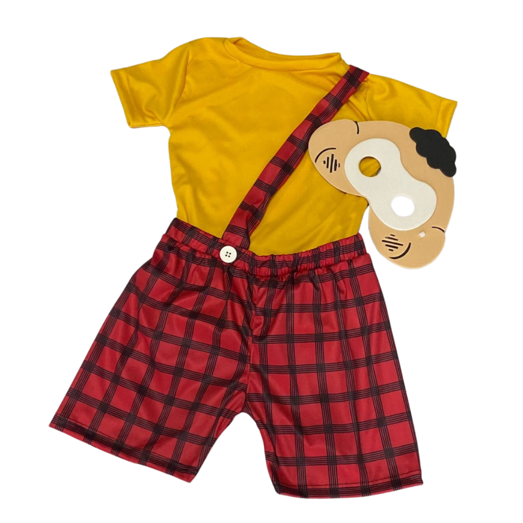 Fantasia Infantil Turma da Mônica Cebolinha Cascão