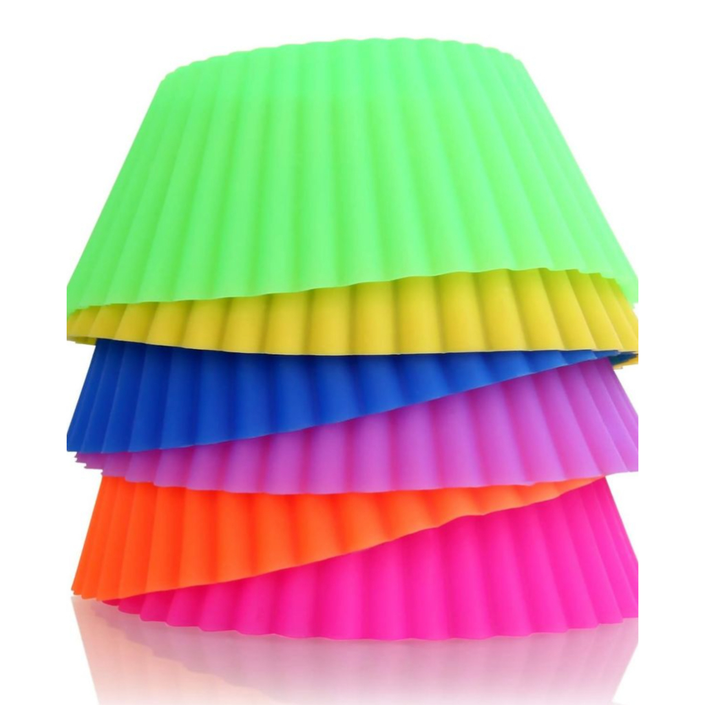 Forminhas Kit 20 Forma Assadeira para Cupcake Mini Muffin Bolinho silicone