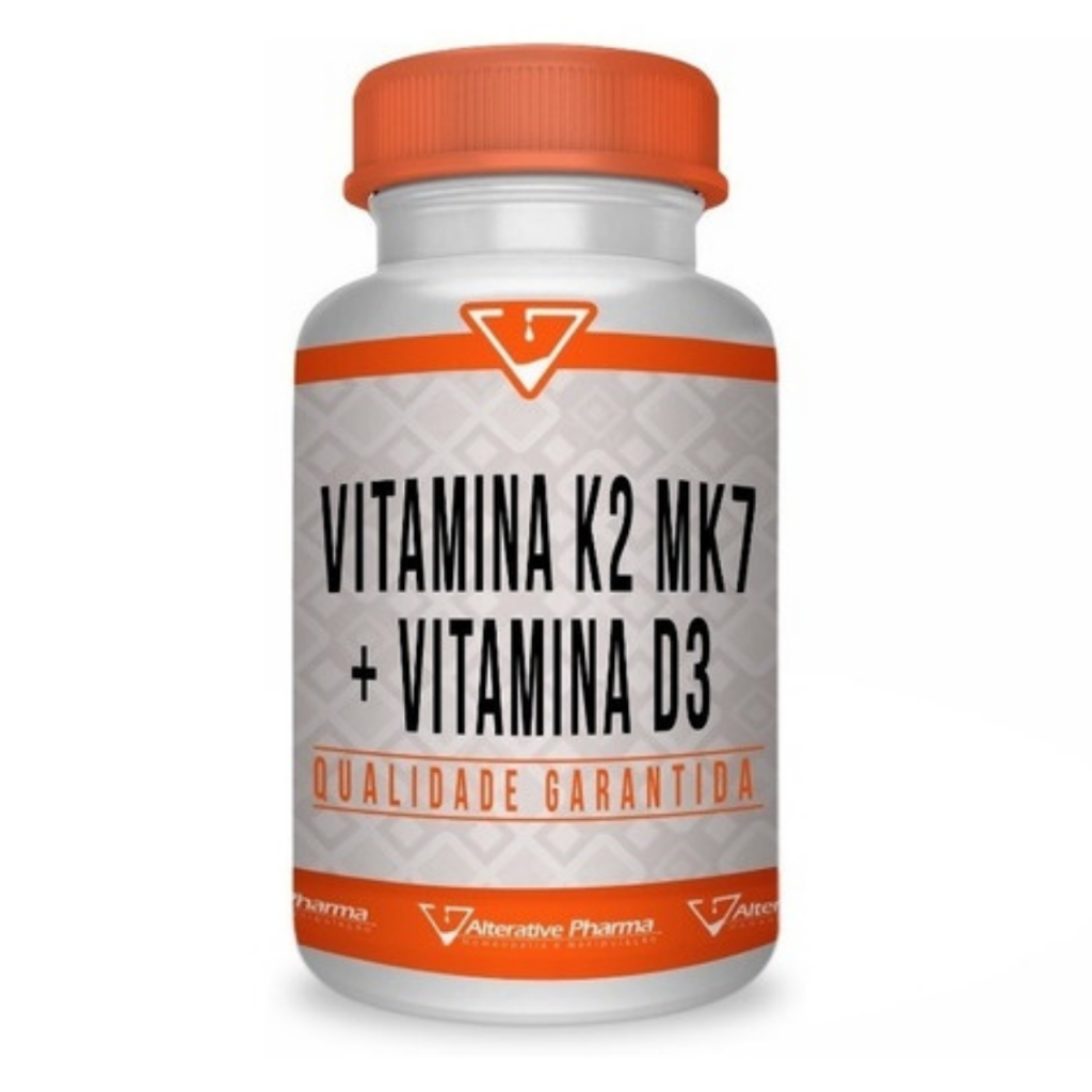 Vitamina K2 Mk7 150mcg e Vitamina D3 2000  UI 60 Comp. Sublingual em Oferta na Shopee