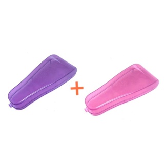 kit 2 Estojo Porta Alicate De Unhas - Promoção Imperdivel Rosa e lilás em Oferta na Shopee