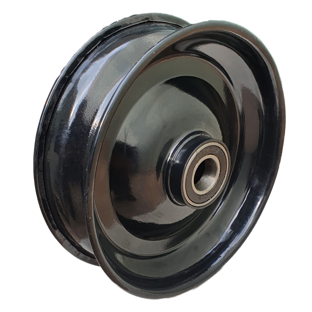 Roda Metal Aro 8 C/Rolamento Carrinho Mão Carga Carriola Carretinha Pneus 325-8 / 350-8 / 400-8
