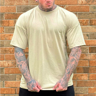 Camiseta Oversized Larga 100% Algodão Streetwear