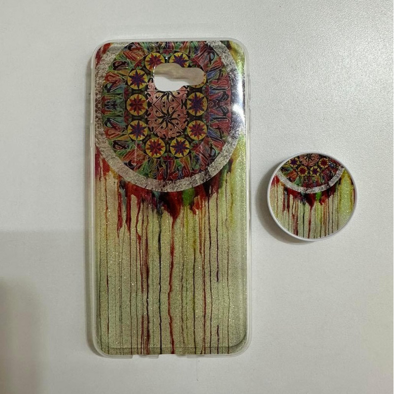 Capa Para Samsung Galaxy J5 PRIME Capinha Brilhosa Glitter Com Pop Suporte Colorida Compatível Para Modelo J5 PRIME 👍.