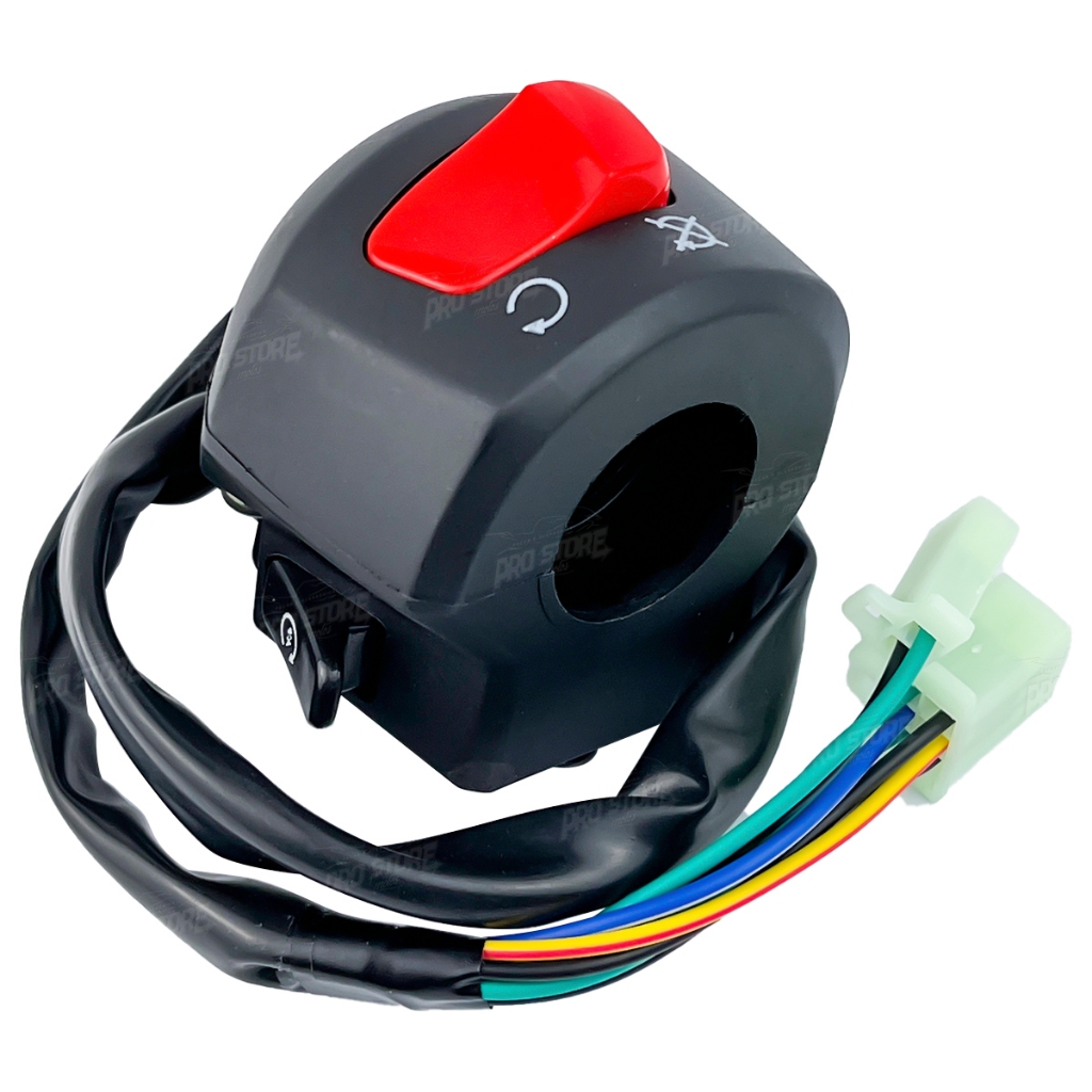 Interruptor Partida e Emergência YBR 125 2002 a 2008 Freio a Lona / Factor 125 2009 a 2013 Freio a Disco ou a Lona.