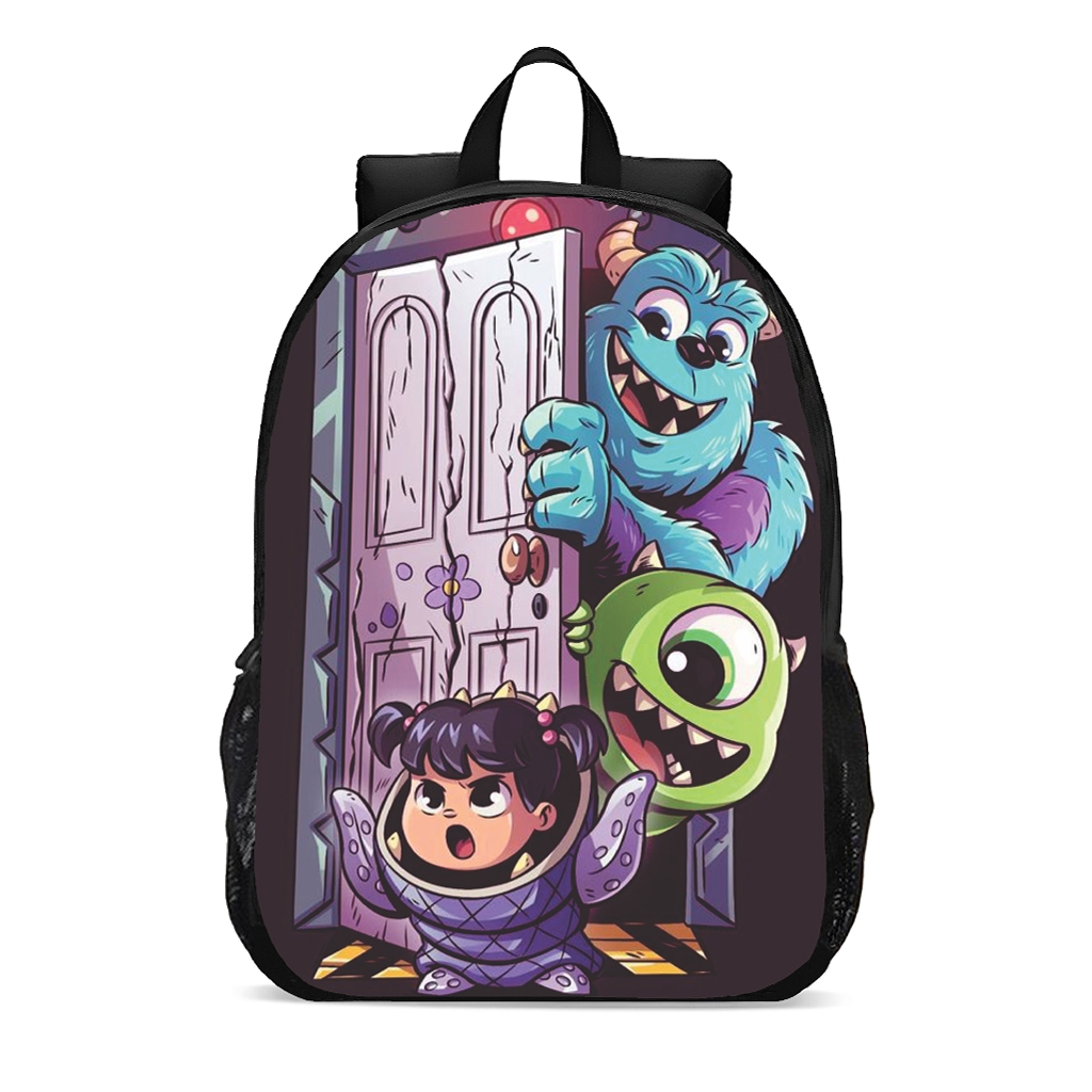 Mochila escolar juvenil infantil mostros sa filme animado promoção