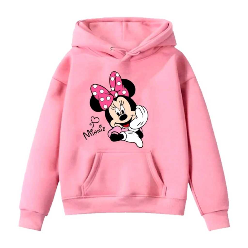 Blusa Inafantil Menina Moletom Canguru de Abrigo Com Capuz