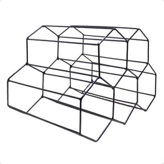 Adega De Mesa Porta Vinho Colmeia Para 5 Garrafas Suporte em Oferta na Shopee