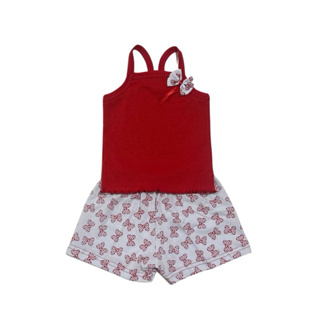 Conjunto Top Alça Verão Infantil Menina em Oferta na Shopee