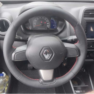 cpa de volante costurada kwid em Oferta na Shopee