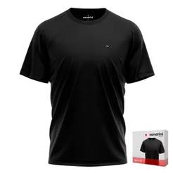 Camiseta Fitness Manga Curta Dry-fit Sandrini Masculina Termica Uv Proteção Solar