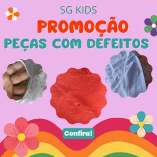 Peças Infantis com Defeito e Promoção Menina Menino em Oferta na Shopee