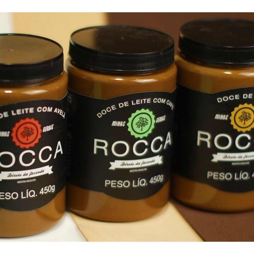 KIT 3 DOCES DE LEITE ROCCA(1 tradicional ,1 café, 1 avelã) -  450Gg