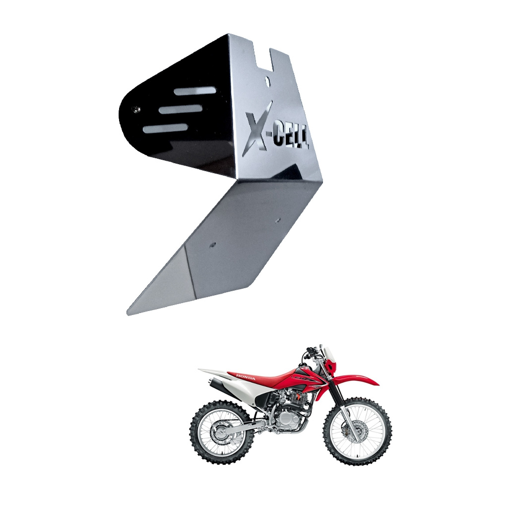 Protetor Proteção De Motor Inferior Cárter Aço Inox X-Cell - CRF 230