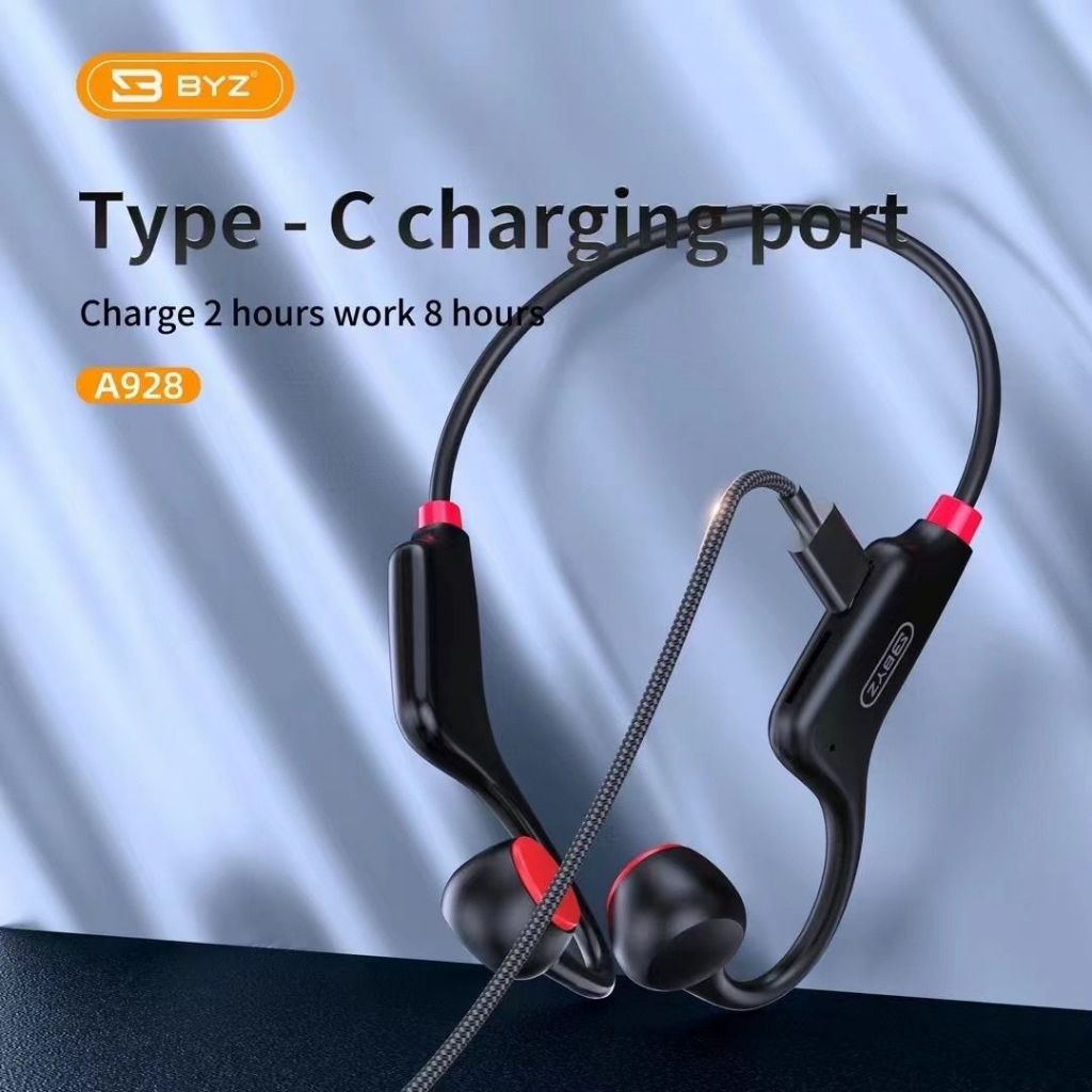 Fone de ouvido entrada cartao de memoria e bluetooth 5.3 fone sem fio esportivo de condução ossea resistente a água MP3 em Oferta na Shopee