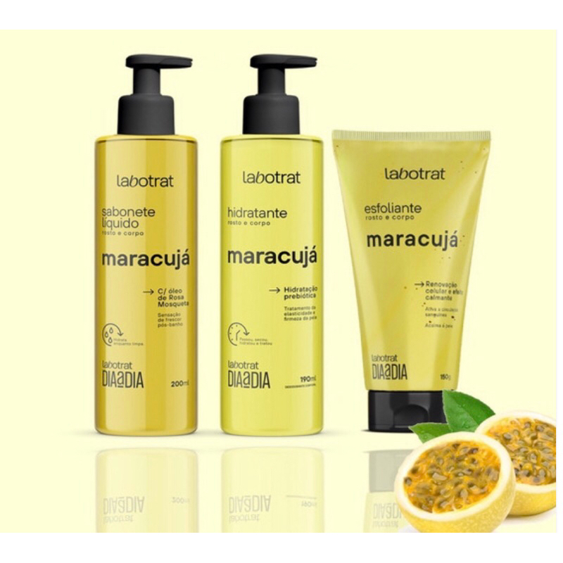 Kit Labotrat Esfoliante + Hidratante + Sabonete Líquido (Novo: Hibisco e Pistache) — imagem 2 de 2