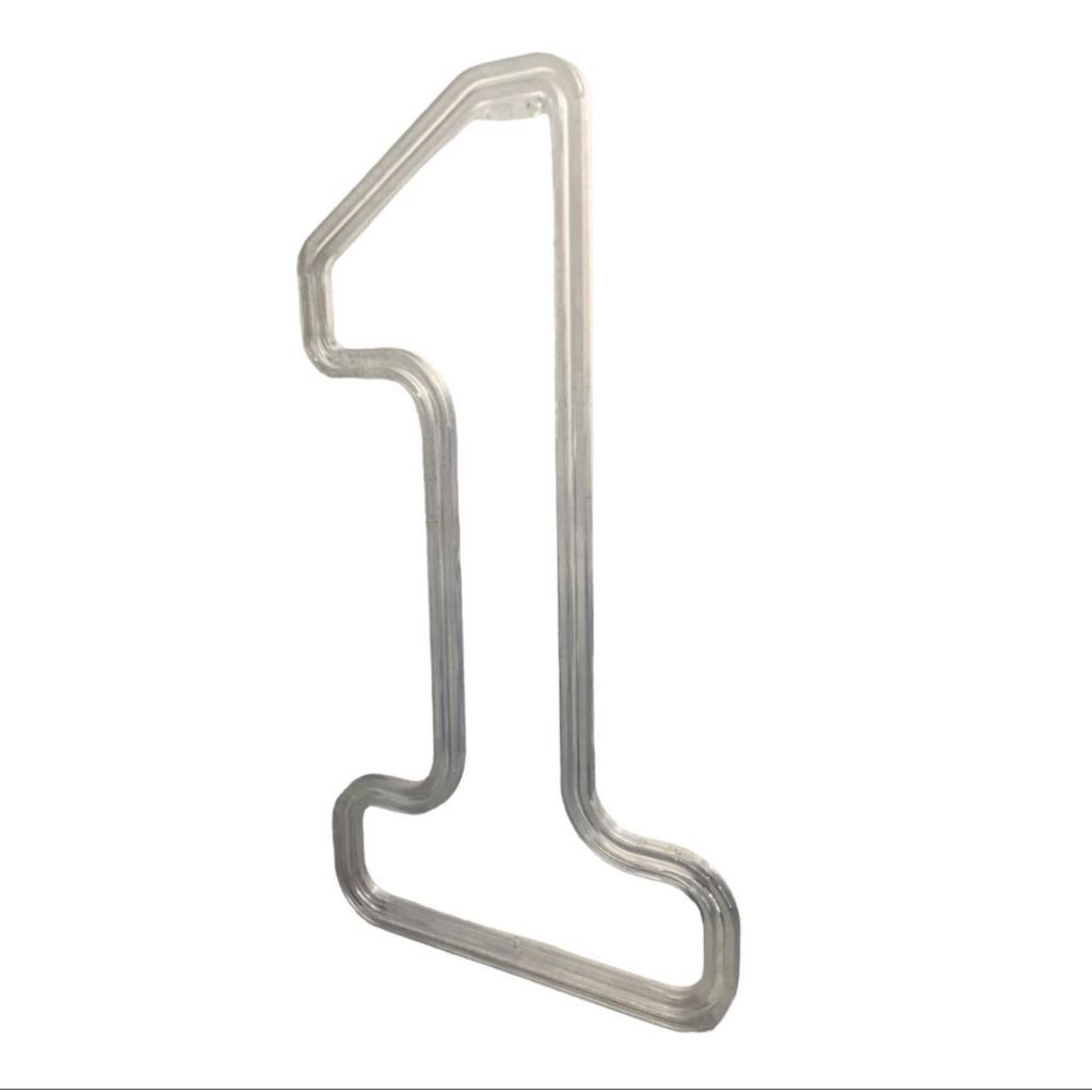 Painel Decorativo de Números Unitários De 0 A 9 P/ Aplicar Led Neon (NÃO ACOMPANHA O LED )