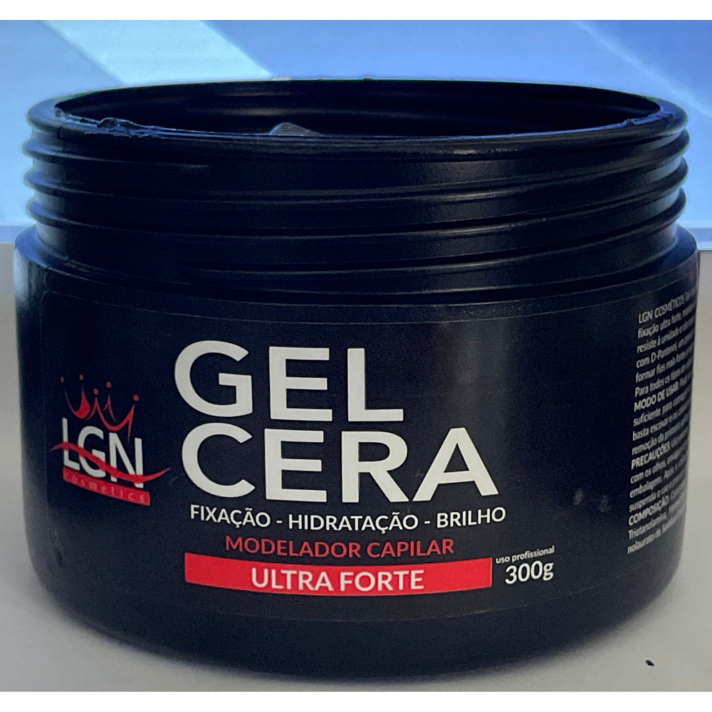 Gel Cera Ultra Fixação para modelar e baby hair 300g - LGN Barber em Oferta na Shopee