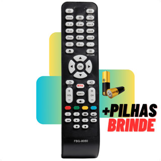 Controle Remoto Aoc Smart Tv Botão Netflix