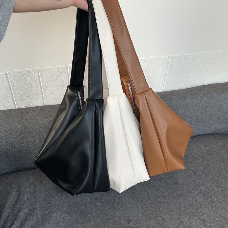 Textura elegante, estilo preguiçoso couro macio, extra grande capacidade casual de um ombr...