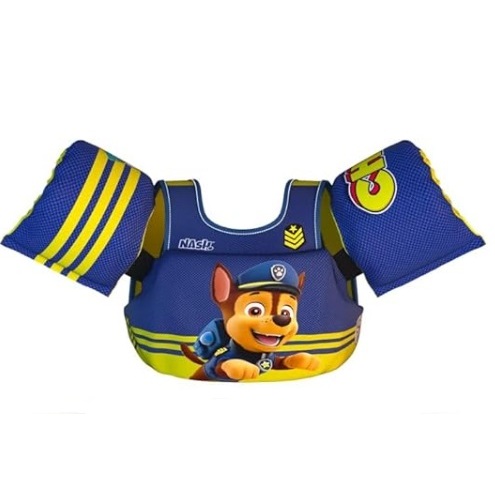 Boia Infantil com Colete Salva Vidas Nash Patrulha Canina Original em Oferta na Shopee