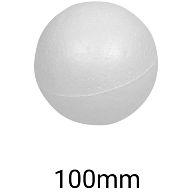 Bola Isopor 100mm (10cm) Artesanato - Pacote 10 Unidades em Oferta na Shopee