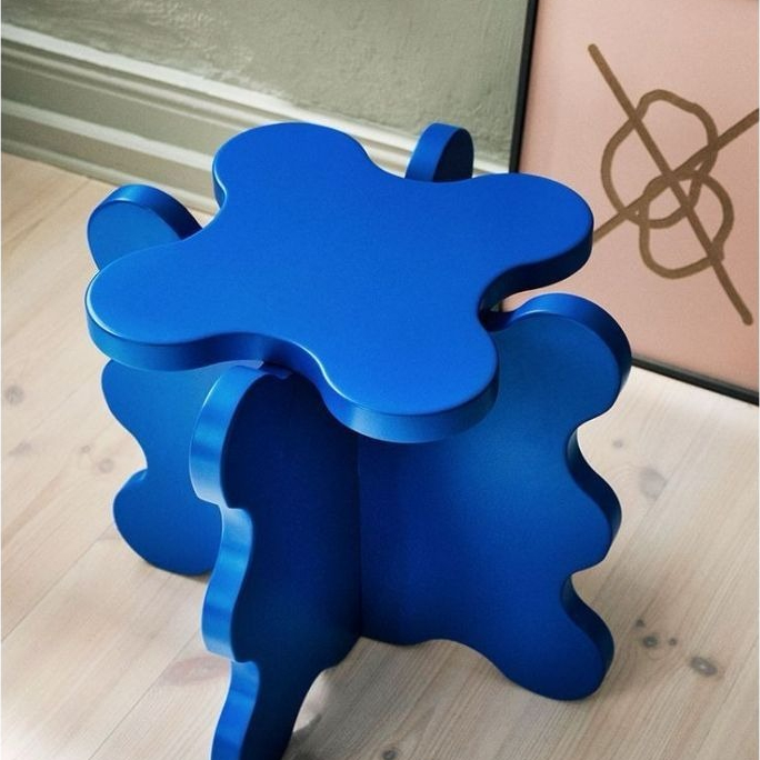 Mesa de Canto Ondulado de canto em Oferta na Shopee