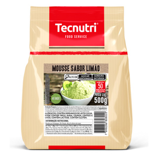 Mousse sabor Limão Tecnutri 1 pacote de 500g em Oferta na Shopee