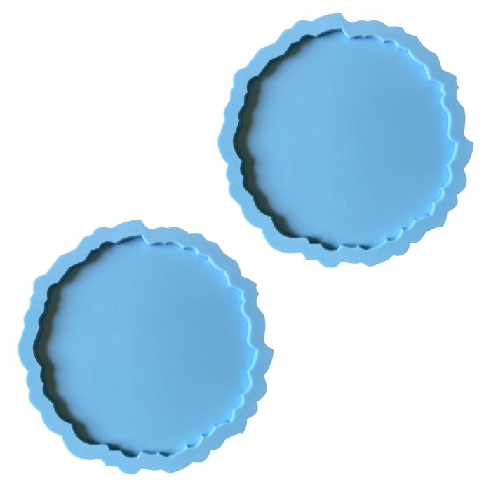 Kit 2 Molde Silicone Geodo 12cm Resina Cimento Gesso M91 em Oferta na Shopee