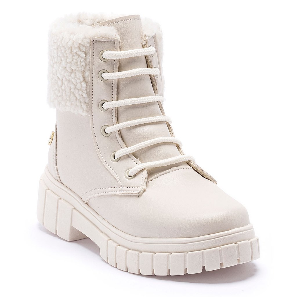 Coturno Infantil Menina Bota Cano Curto Tininha Oferta Lançamento