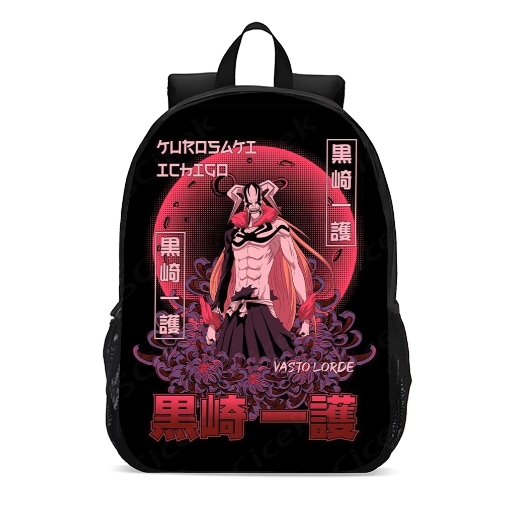 Mochila escolar infantil juvenil bleach anime promoção