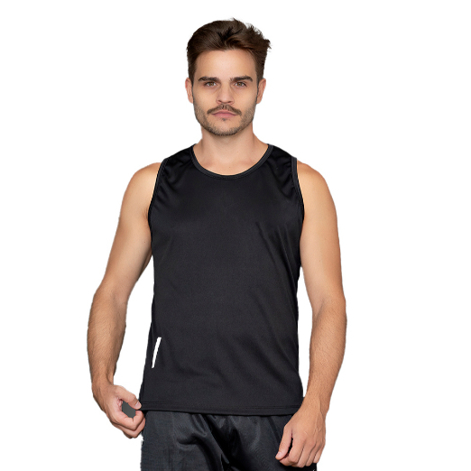 CAMISETA REGATA MASCULINA DRYFIT LISA BASICA CASUAL PARA TREINO CORRIDA ACADEMIA LEVE E CONFORTAVEL