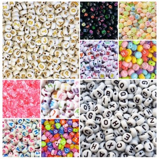 Kit 300, 600 ou 1200 un Miçangas Letras do Alfabeto Vogais e Consoantes Pulseiras em Oferta na Shopee